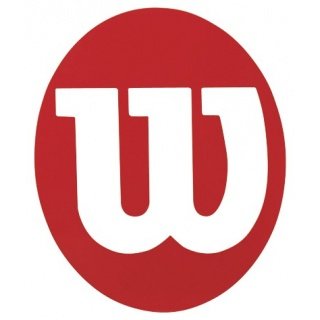 Wilson Logoschablone Tennis Logo rot