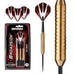 Winmau Dartpfeile Broadside Brass Steeldart 1225-22 Gramm - 3 Stück
