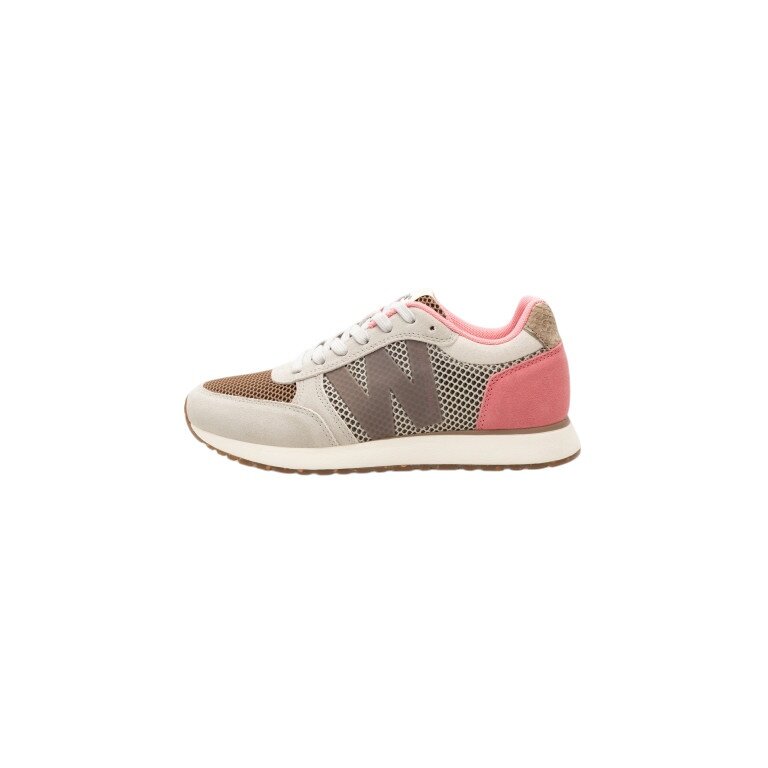 Woden Sneaker Ronja Icon (Veloursleder/Mesh) grau/pink Damen
