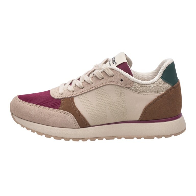 Woden Sneaker Ronja (Leder/Textil) beige/bunt Damen