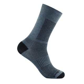 Wrightsock Sportsocken Crew Coolmesh II (dünn, atmungsaktiv, bequem) grau - 1 Paar