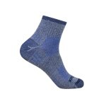 Wrightsock Wandersocke Quarter Escape (extra Frottee-Polsterung, knöchelhoch, mitteldick) grau/blau - 1 Paar