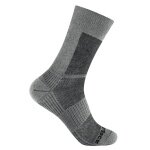 Wrightsock Wandersocke Crew Merino Coolmesh II (dünn, Merinowolle) grau - 1 Paar