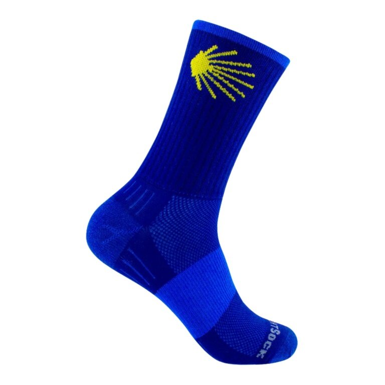 Wrightsock Wandersocke Crew Escape E5 (extra Frottee-Polsterung, mitteldick) royalblau 1 Paar