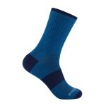 Wrightsock Wandersocke Crew Escape (extra Frottee-Polsterung, mitteldick) azurblau - 1 Paar