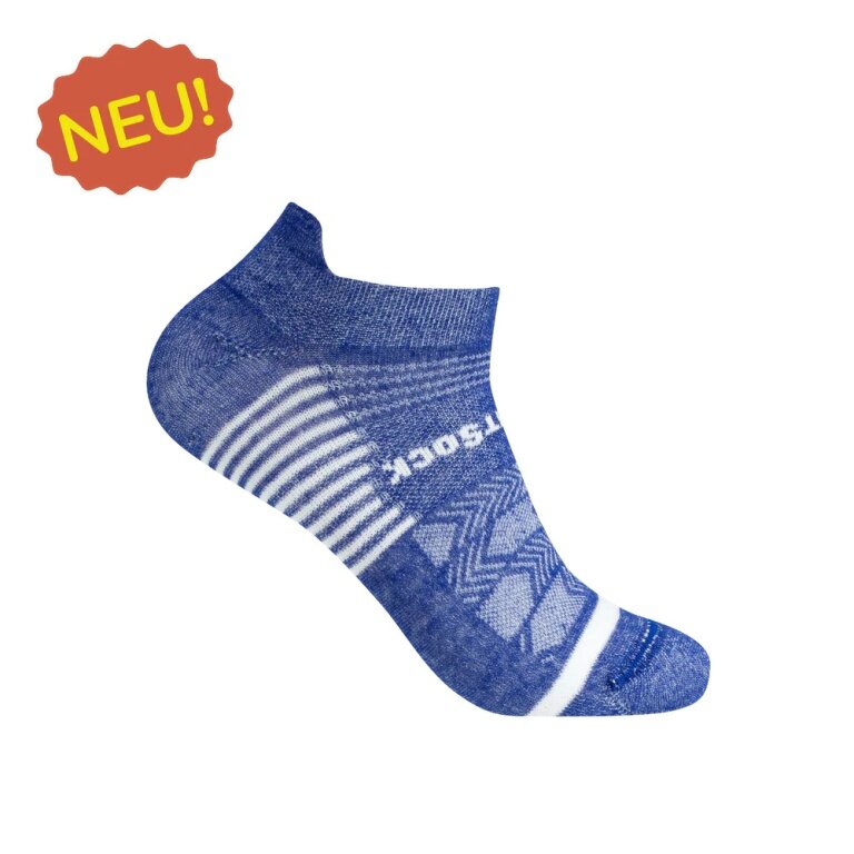 Wrightsock Sportsocken Sneaker Coolmesh II (mit Stabilisierungsfunktion) kobaltblau - 1 Paar