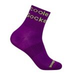 Wrightsock Sportsocken Quarter Plus Coolmesh II Motivsocken (atmungsaktiv, bequem) pflaumeviolett - 1 Paar