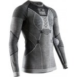 X-Bionic Funktions-Langarmshirt Rundhals Apani 4.0 Merino Unterwäsche schwarz/grau/weiss Herren