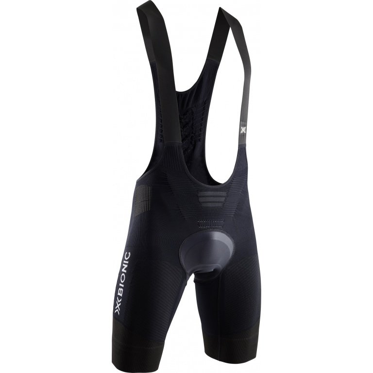 X-Bionic Fahrradhose Bike Effektor 4.0 BIB Short Padded schwarz/weiss Herren