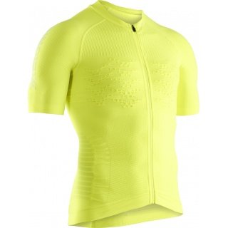 X-Bionic Fahrradshirt Bike Effektor 4.0 Full-Zip Kurzarm gelb Herren