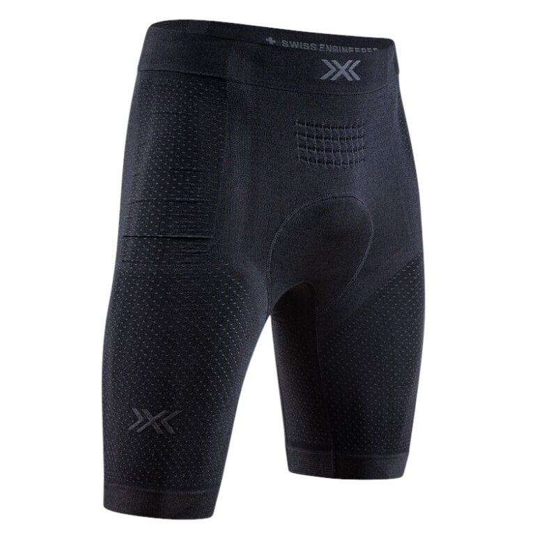 X-Bionic Fahrradhose Xceed Ride Liner Short (ergonomisches Sitzpolster) kurz schwarz Herren