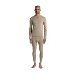 X-Bionic Funktions-Langarmshirt Mightywool Shirt LS (Merinowolle, warm) sand/beige Herren
