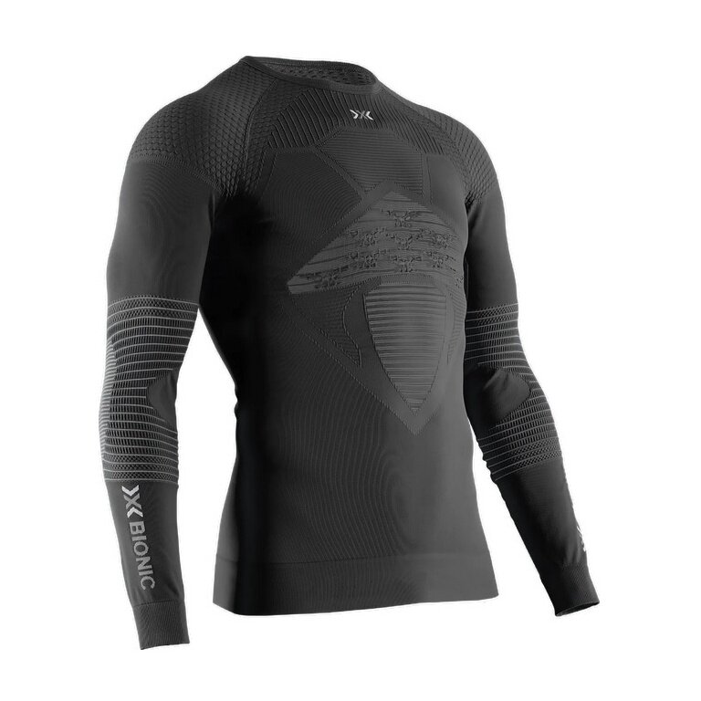 X-Bionic Funktions-Langarmshirt Energizer 4.0 Shirt 2023 Unterwäsche anthrazitgrau/charcoal Herren