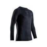 X-Bionic Lauf-Langarmshirt Xceed Run Shirt LS (leicht, optimale Temperaturregulierung) schwarz/rhinograu Herren