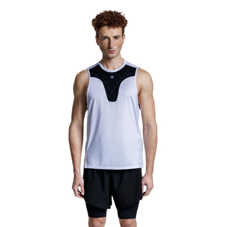 X-Bionic Lauf-Tanktop Corefusion Run Tank weiss Herren