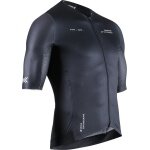 X-Bionic Fahrrad-Shirt Corefusion Aero Jersey (Front-Reißverschluss, leicht, atmungsaktiv) schwarz Herren