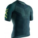X-Bionic Fahrrad-Shirt Twyce 4.0 Kurzarm-Full-Zip dunkelgrün Herren