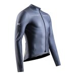 X-Bionic Fahrradjacke Corefusion Ride Jersey (3 Rückentaschen, optimale Bewegungsfreiheit) grau Herren