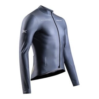 X-Bionic Fahrradjacke Corefusion Ride Jersey (3 Rückentaschen, optimale Bewegungsfreiheit) grau Herren