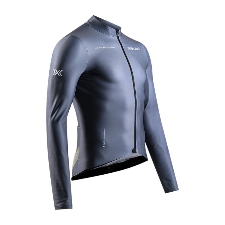 X-Bionic Fahrradjacke Corefusion Ride Jersey (3 Rückentaschen, optimale Bewegungsfreiheit) grau Herren