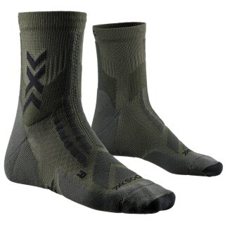 X-Socks Trekkingsocke Hike Discover Ankle khaki/grün Herren - 1 Paar