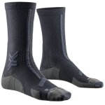 X-Socks Laufsocke Trailrun Discover Crew (für Traillaufe) schwarz/charcoal Herren - 1 Paar