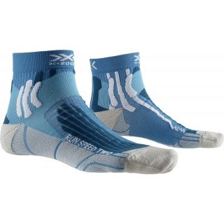 X-Socks Laufsocke Speed Two 4.0 für Mittel- und Langstreckenläufe blau Herren - 1 Paar