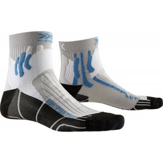 X-Socks Laufsocke Speed Two (Mittel-Langstreckenläufe) grau/weiss Herren - 1 Paar