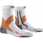X-Socks Laufsocke Run Fast 4.0 (Trailläufe) weiss/orange Herren - 1 Paar