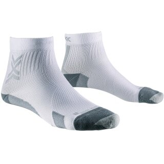 X-Socks Laufsocke Run Discover Ankle weiss/grau Herren - 1 Paar