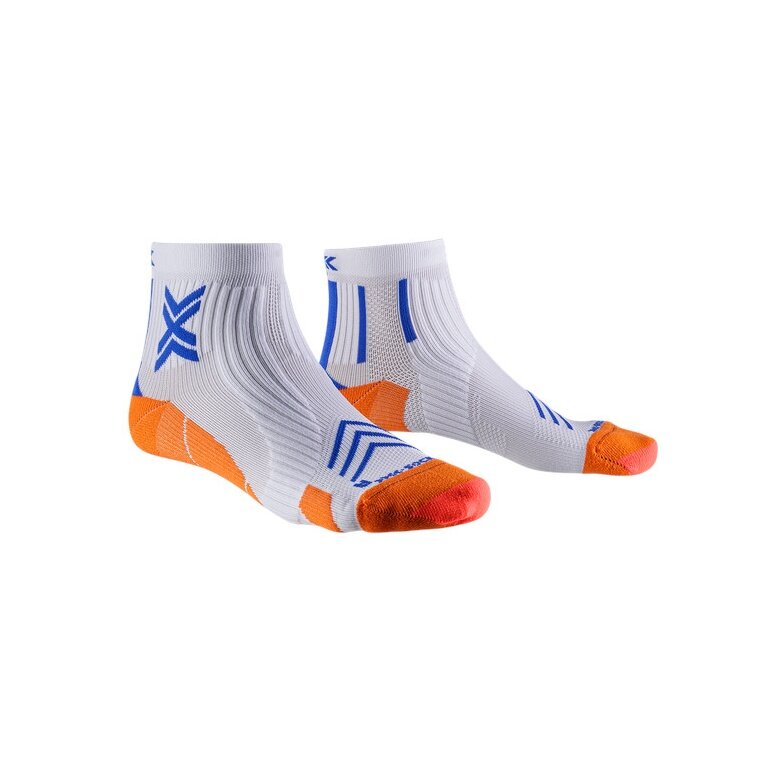 X-Socks Laufsocke Run Expert Ankle weiss/blau/orange Herren - 1 Paar