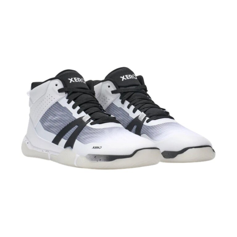 Xero Shoes Barfussschuhe Indoor X1 Mid (Minimal-Basketball) weiss/schwarz Herren