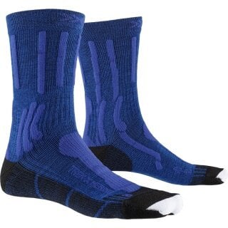 X-Socks Trekkingsocke Trek X Merino 4.0 blau melange- 1 Paar