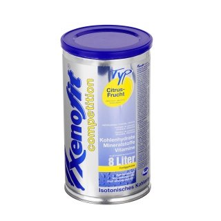Xenofit Competiton (Isotonisches Kohlenhydrat-Elektrolyt-Getränk mit B-Vitaminen + Vitamin C) Citrus 672g Dose