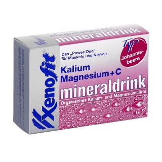Xenofit Kalium, Magnesium + Vitamin C (Nahrungsergänzungsmittel mit Kalium, Magnesium und Vitamin C) 20x5,7g Box