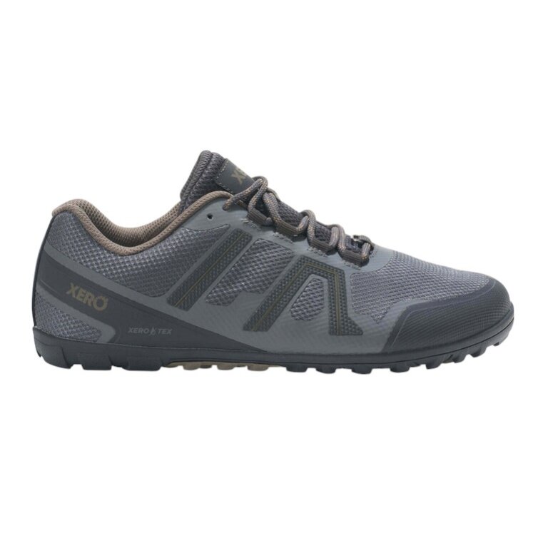 Xero Shoes Minimal-Travelschuhe Mesa Trail WP (wasserdicht) asphaltgrau/stahlgrau Herren