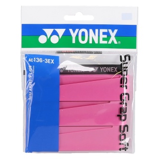Yonex Overgrip Super Grap Soft 0.8mm pink 3er