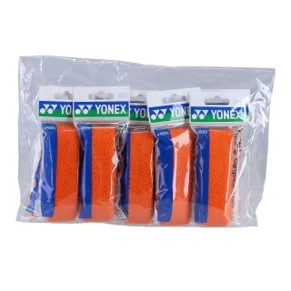 Yonex Overgrip Frottee Grip (Übergriffband) orange - 10 Stück im Beutel