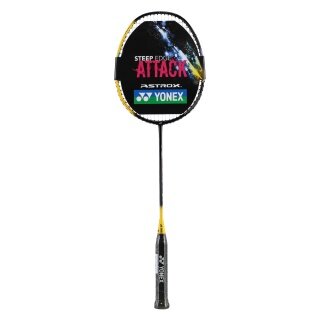 Yonex Badmintonschläger Astrox 01 Feel 2022 (kopflastig, sehr flexibel) schwarz/gelb - besaitet -