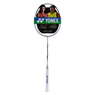 Yonex Badmintonschläger Voltric Ace (kopflastig, steif) eisblau - besaitet -