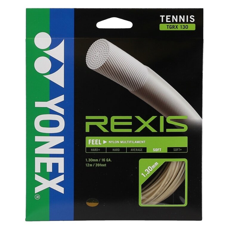 Besaitung mit Tennissaite Yonex Rexis natur