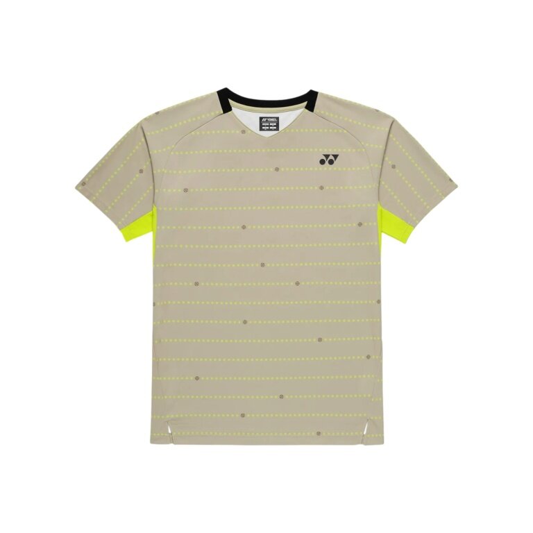 Yonex Sport-Tshirt Crew Neck Tennis Year-Round (100% Polyester) 2026 khaki Herren