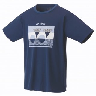 Yonex Sport-Tshirt Logo indigoblau Herren