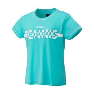 Yonex Sport-Shirt Tennis Print #22 aquablau Damen