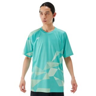 Yonex Sport-Tshirt Practice Graphic 16744 (100% Polyester) 2025 mintgrün Herren