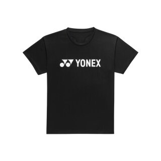 Yonex Sport-Tshirt Practice Logo 16856J (100% Polyester) 2026 schwarz Jungen