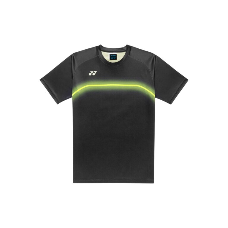 Yonex Sport-Tshirt Practice 16859J (100% Polyester) 2026 schwarz Jungen