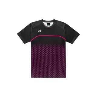 Yonex Sport-Tshirt Practice 16861J (100% Polyester) 2026 schwarz/pink Jungen