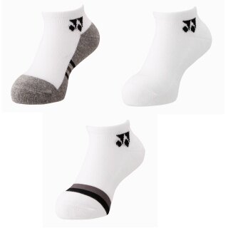 Yonex Sportsocken Sneaker Low Cut 19235J 2025 weiss Kinder - 3 Paar