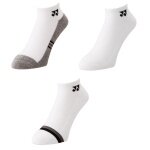 Yonex Sportsocken Sneaker Sport Low Cut 2025 weiss/grau Herren - 3 Paar
